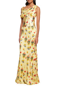 Versailles Garden Brulee Maxi Dress