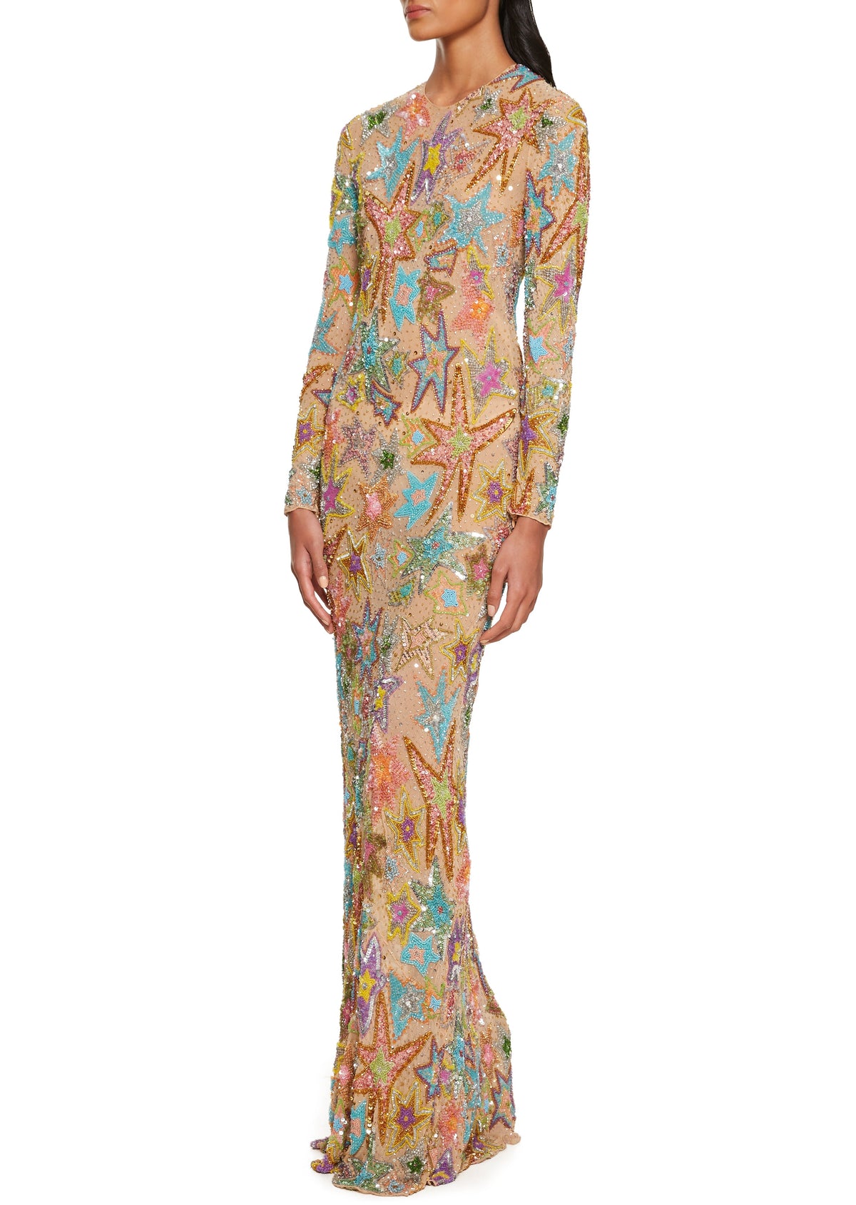 rainbow sequin dress ashish Ashish Backless Mini Dress in Glitter Rainbow