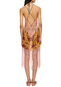 Celia Demi Couture Piano Shawl Halter Mini Dress