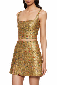 Achilles Mini Skirt - Aurous