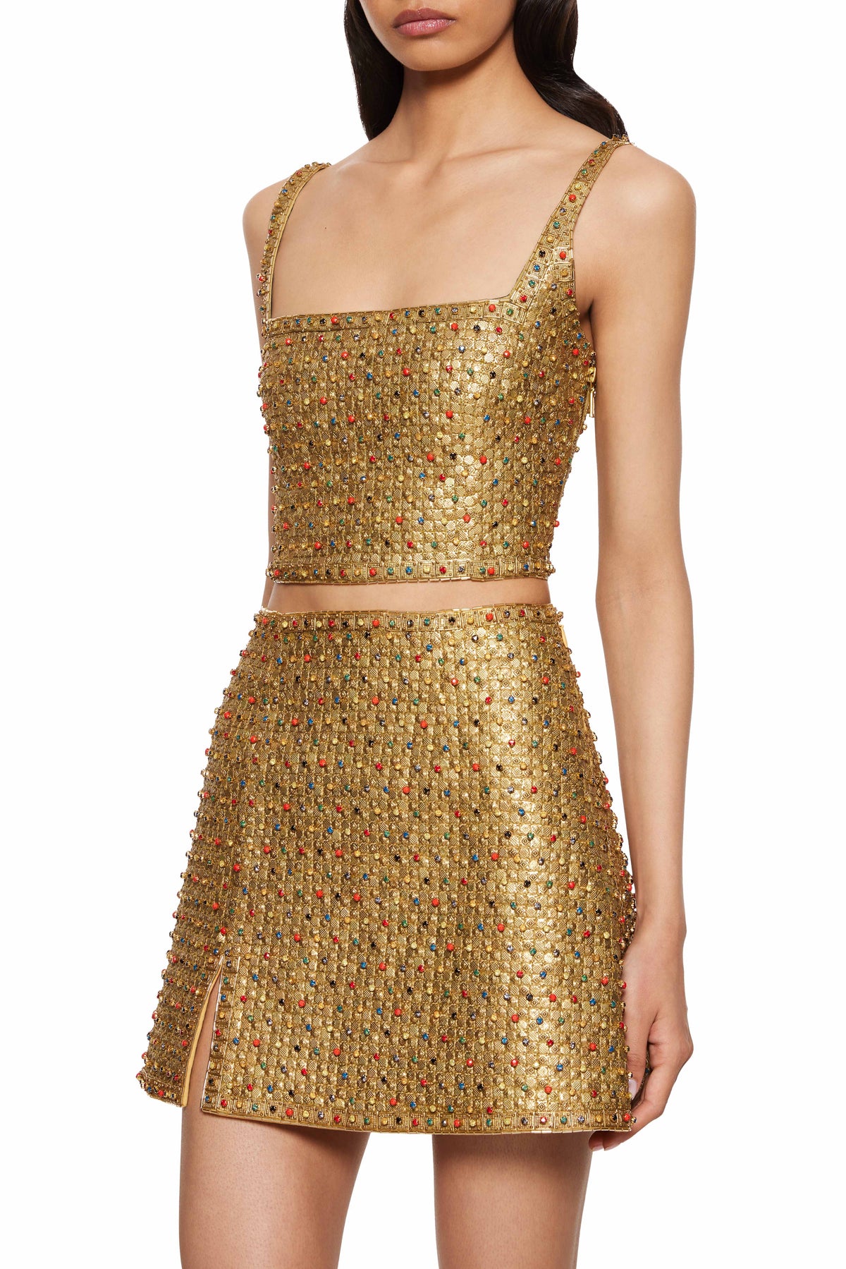 Achilles Mini Skirt - Aurous