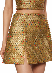 Achilles Mini Skirt - Aurous