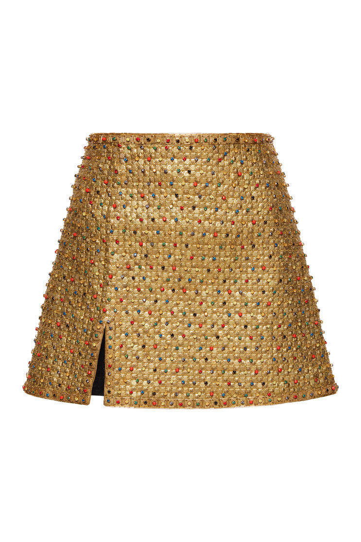 Achilles Mini Skirt - Aurous