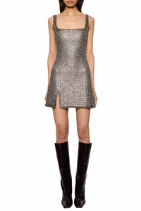 Achilles Mini Dress - Mercury