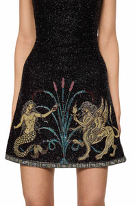 Poseidon Mini Dress - Onyx