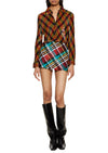 Sequin Tartan Check Shirt