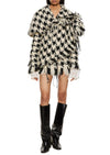 Houndstooth Knotted Jacket