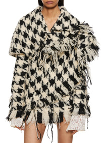 Houndstooth Knotted Jacket