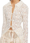 Lace Buttoned Blouse