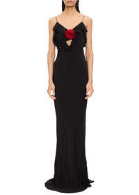 Esperanza Rose Maxi Dress - Black