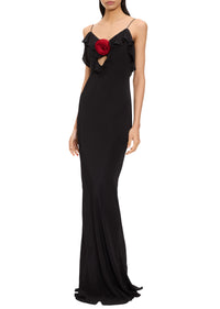 Esperanza Rose Maxi Dress - Black