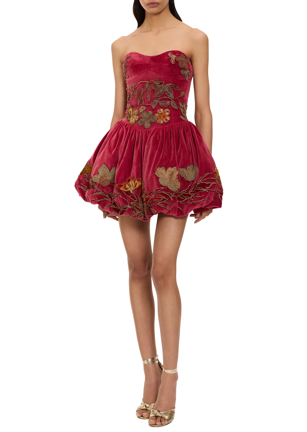 Velvet Tapestry Bubble Dress