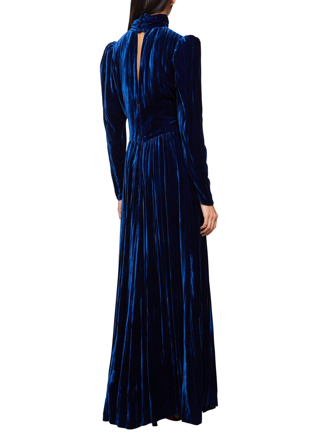 1930s Navy Crushed Velvet Dress – Annie's Ibiza Online