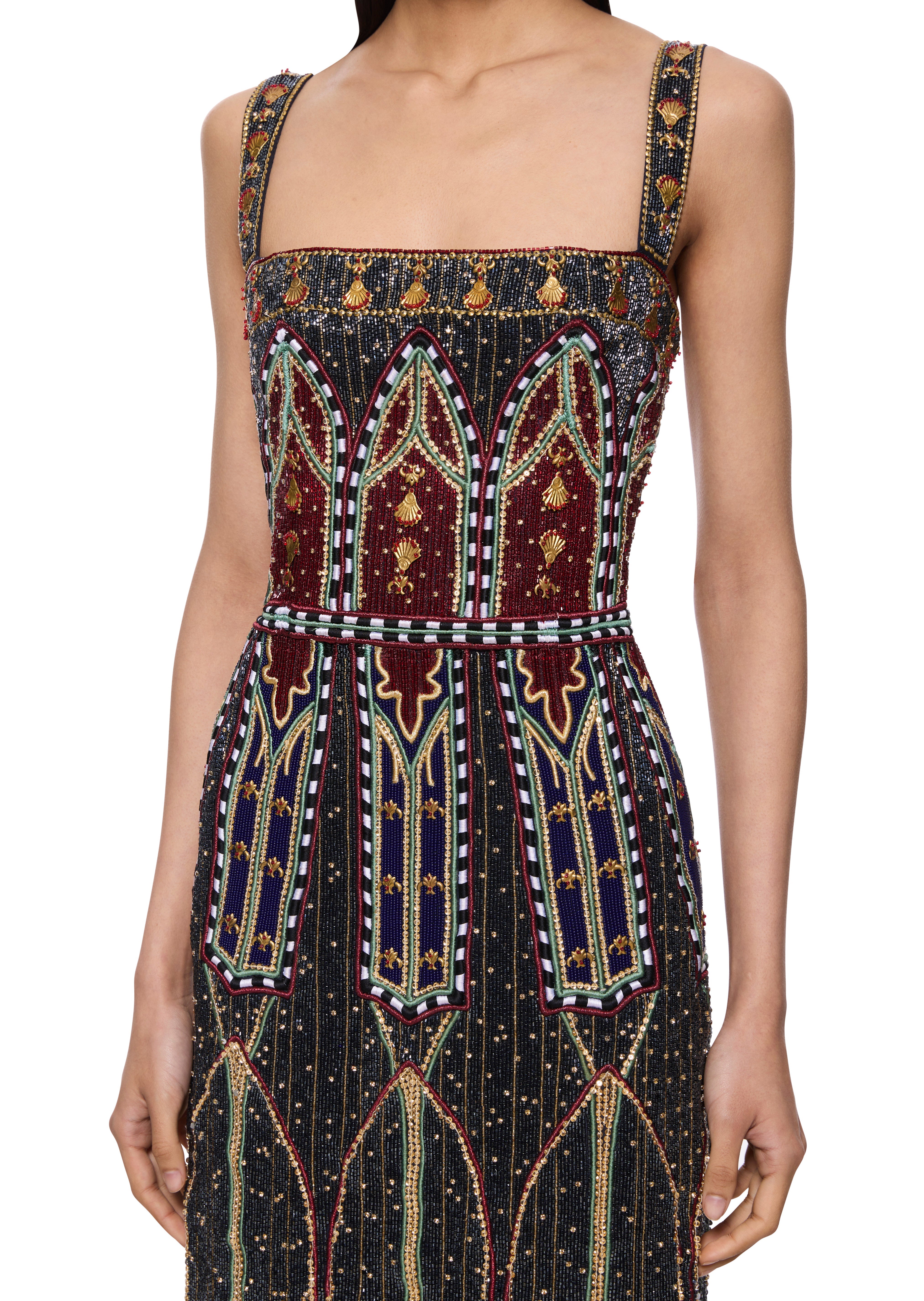 に*ん様 【Bibiy】 JOSEPHINEDRESS Josephine Dress in Brown and Red – SVRN
