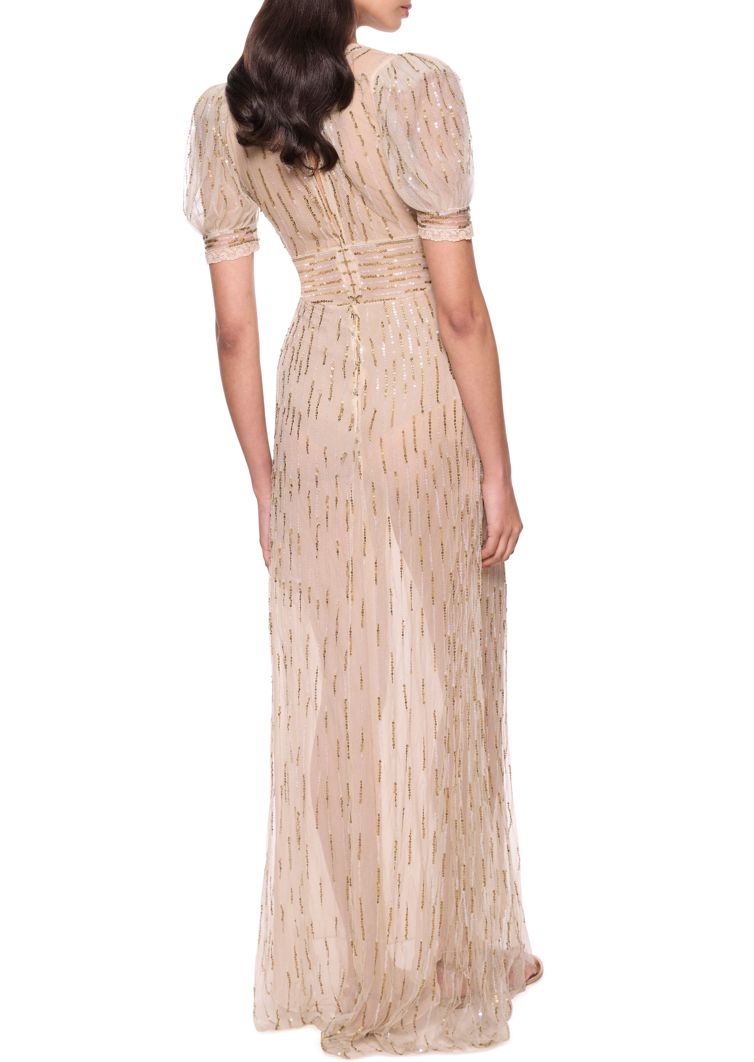 1930s Hand Embroidered Gold Sequin Dress Annie's Ibiza Online 1930s Hand Embroidered Gold Sequin Dress Annie's Ibiza Online