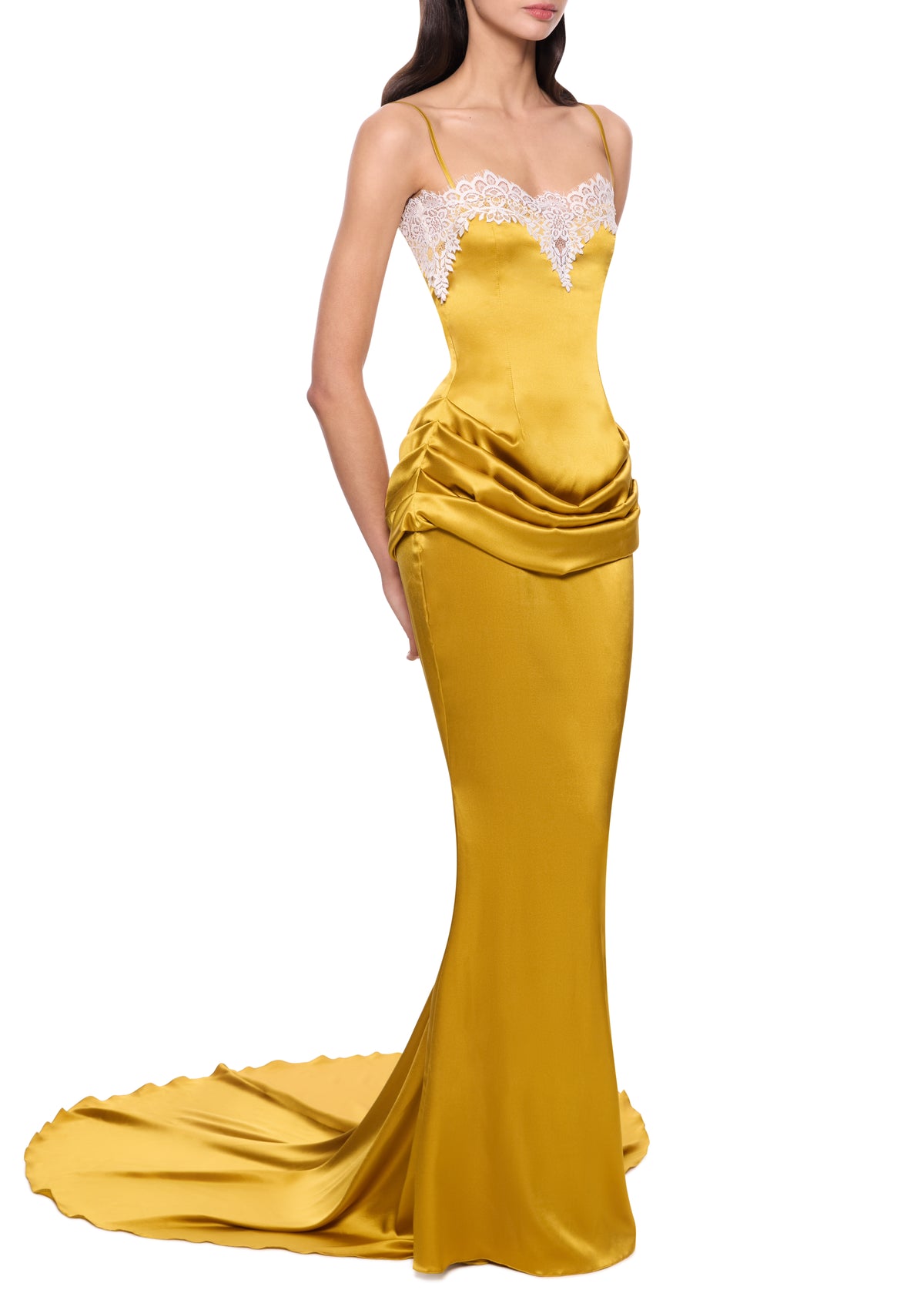Iris Gown - Chartreuse - Annie's Ibiza