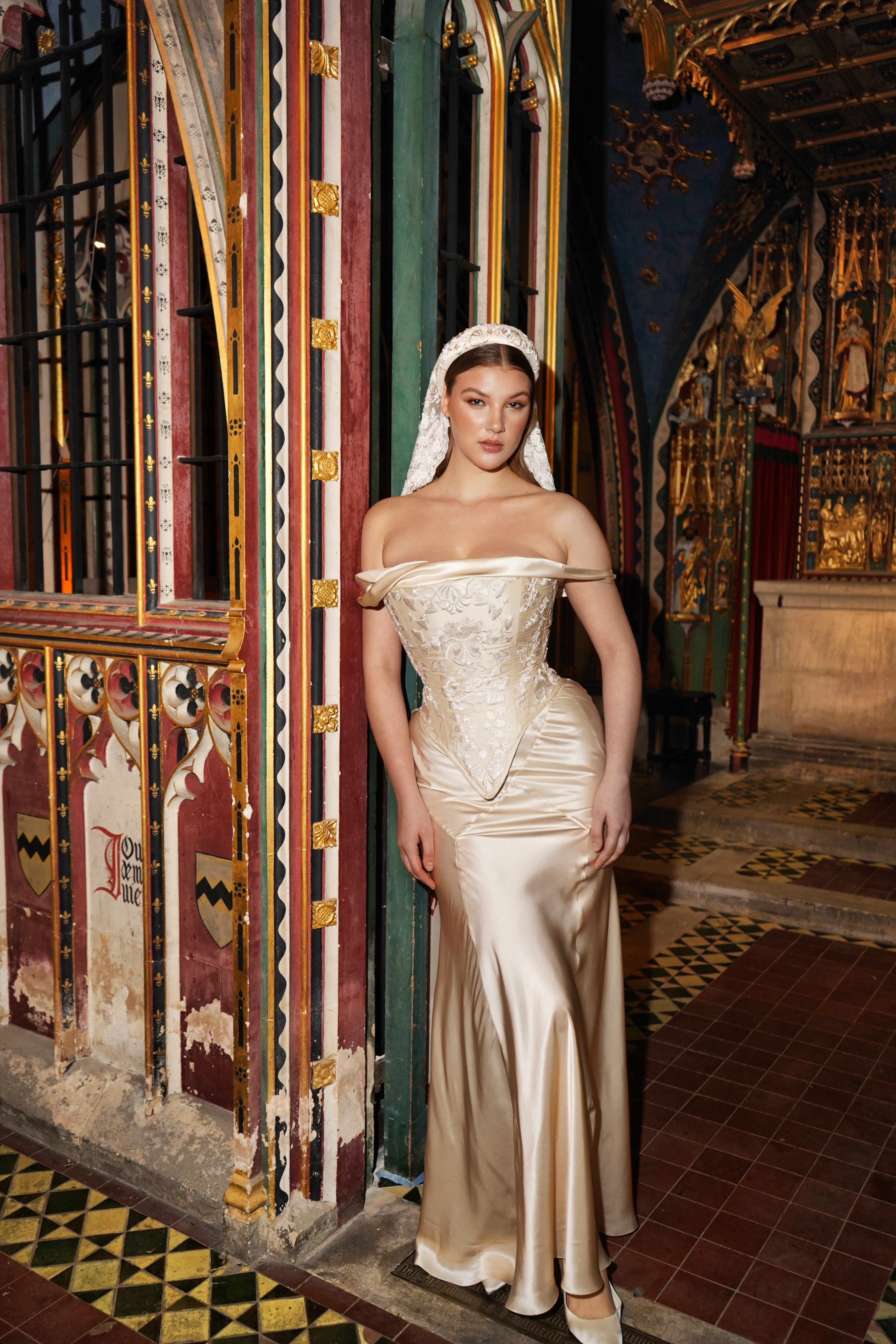 Aphrodite Corset - Pearl – Annie's Ibiza Online
