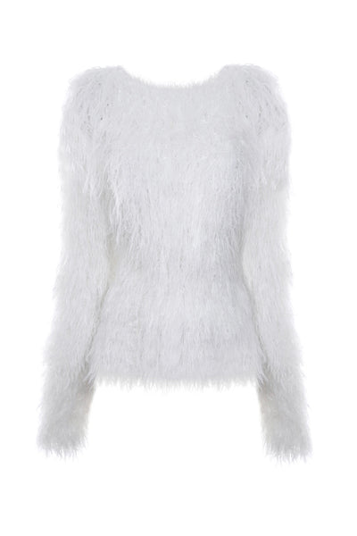 美品 Spick & Span AIRLY FUR KNIT IVAZ' FUZZY KNIT – F/FECTED