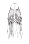 Halterneck Crochet-Chain Top