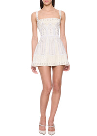 Joan of Arc Mini Dress - Opal