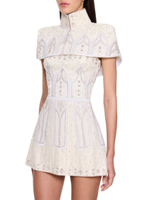 Joan of Arc Mini Dress - Opal