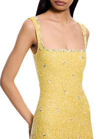 Athena Mini Dress - Lemon
