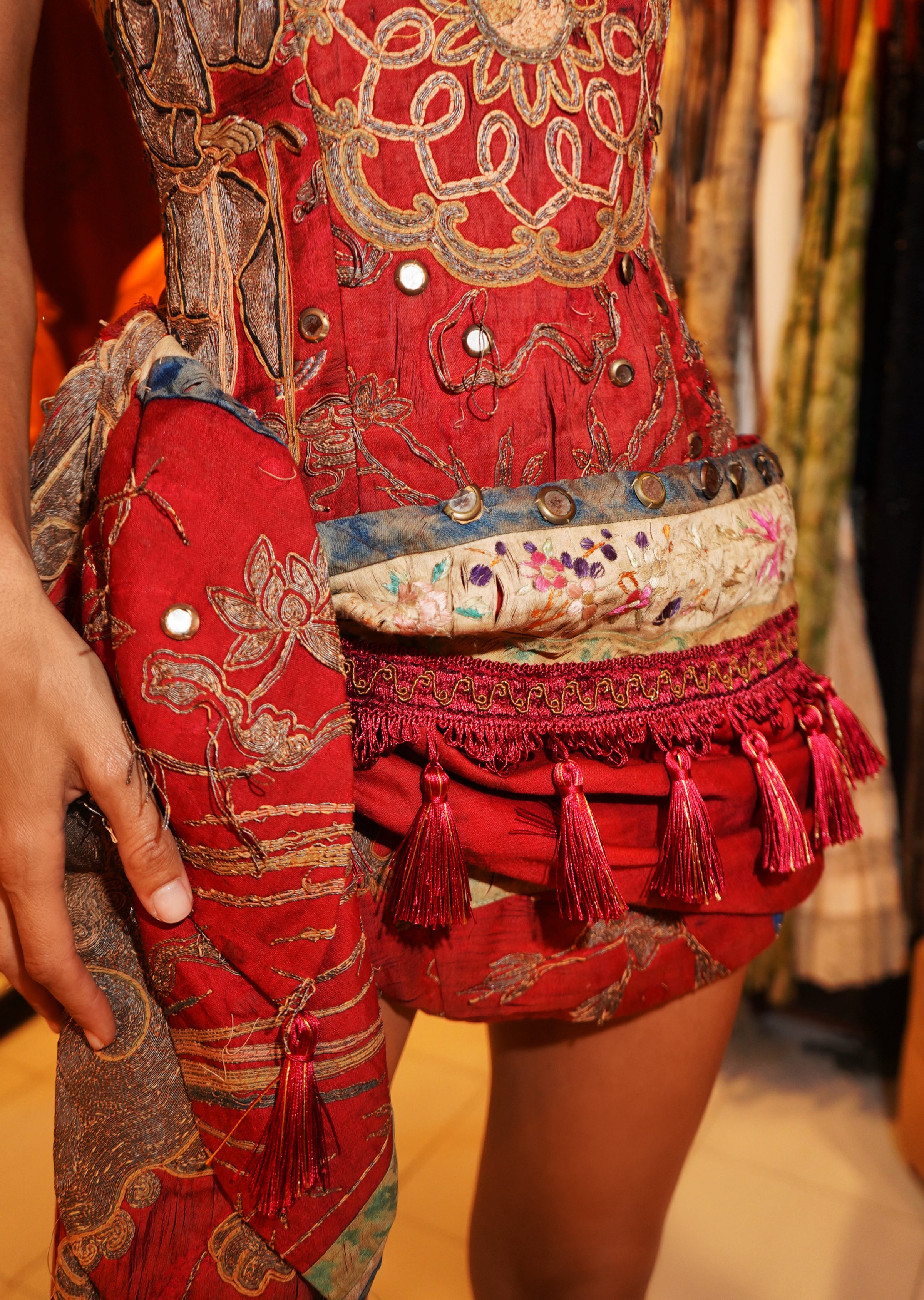 Aurelia Antique Mini Dress