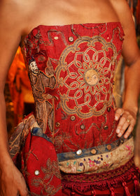 Aurelia Antique Mini Dress