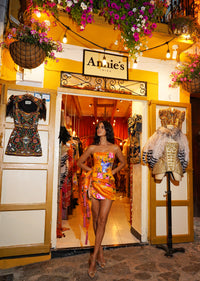 Paloma Antique Mini Dress