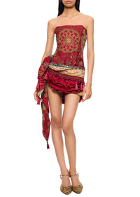 Aurelia Antique Mini Dress - Annie's Ibiza