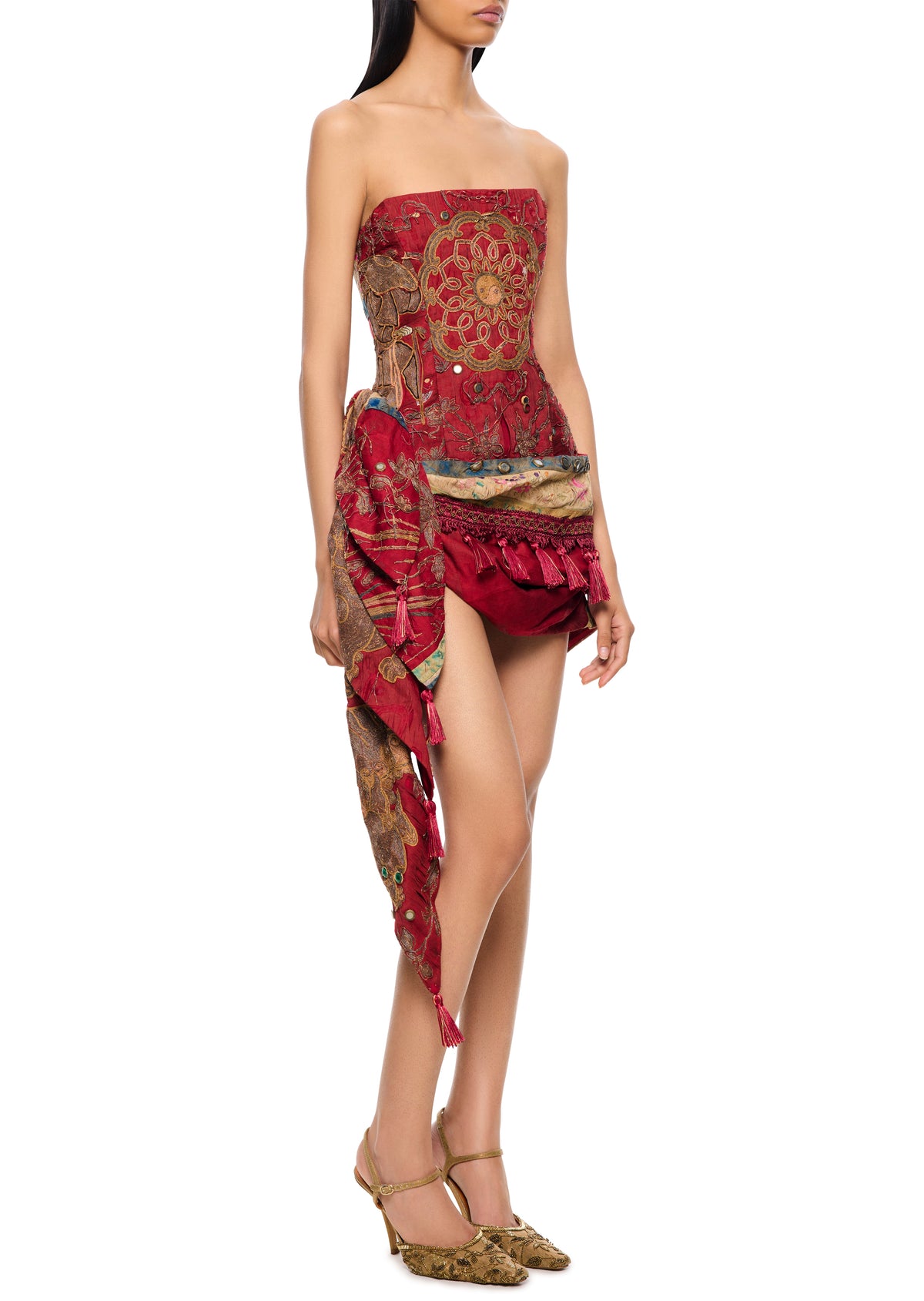 Aurelia Antique Mini Dress