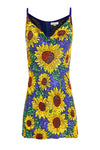Sunflower Beaded Mini Dress