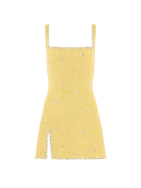 Athena Mini Dress - Lemon