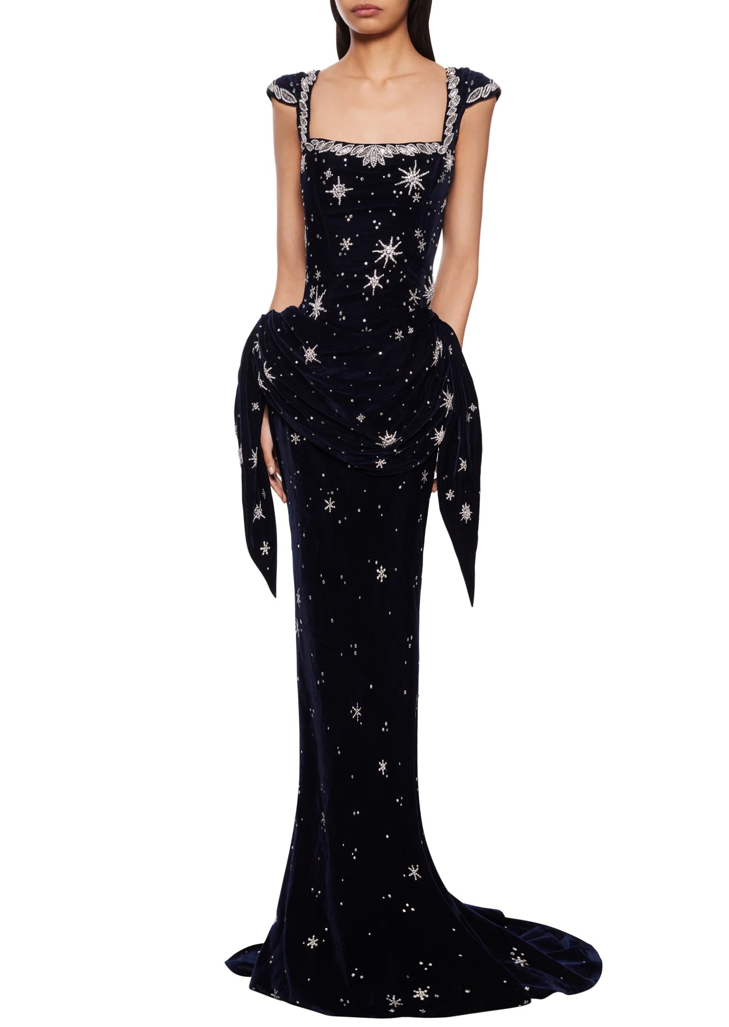 Stella Draped Gown – Annie's Ibiza Online