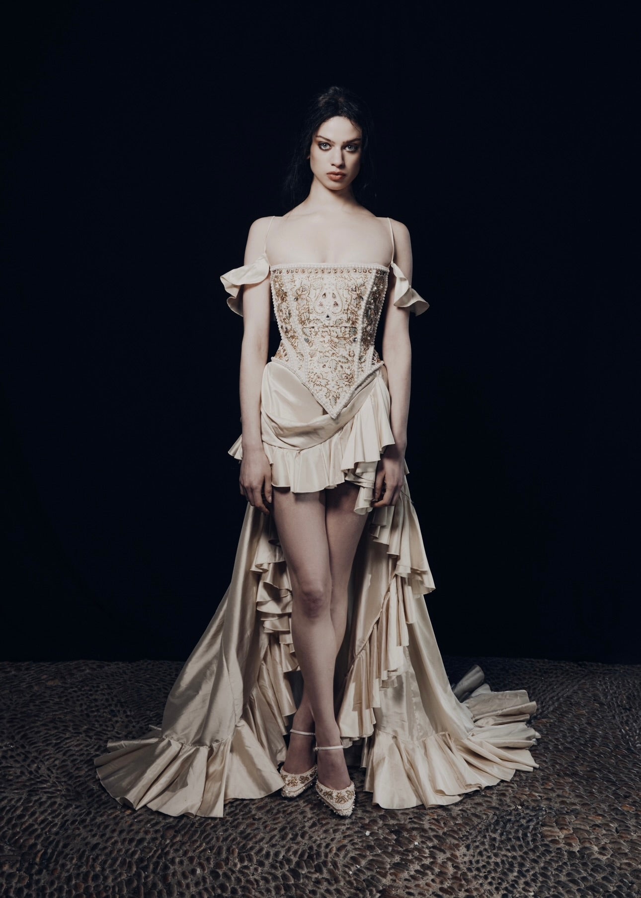 Whisper Gown - Porcelain – Annie's Ibiza Online