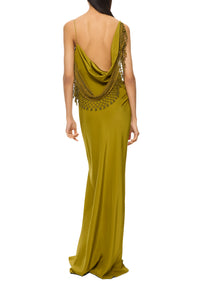 Droplet Beaded Crochet Trimmed Cami Dress - Annie's Ibiza