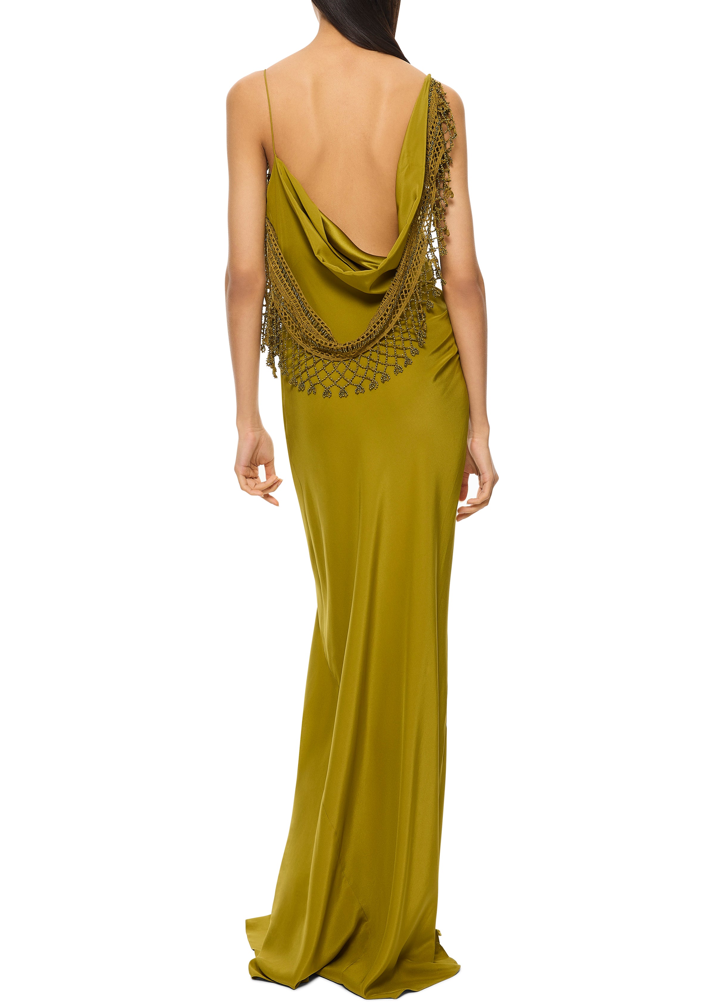 Droplet Beaded Crochet Trimmed Cami Dress - Annie's Ibiza