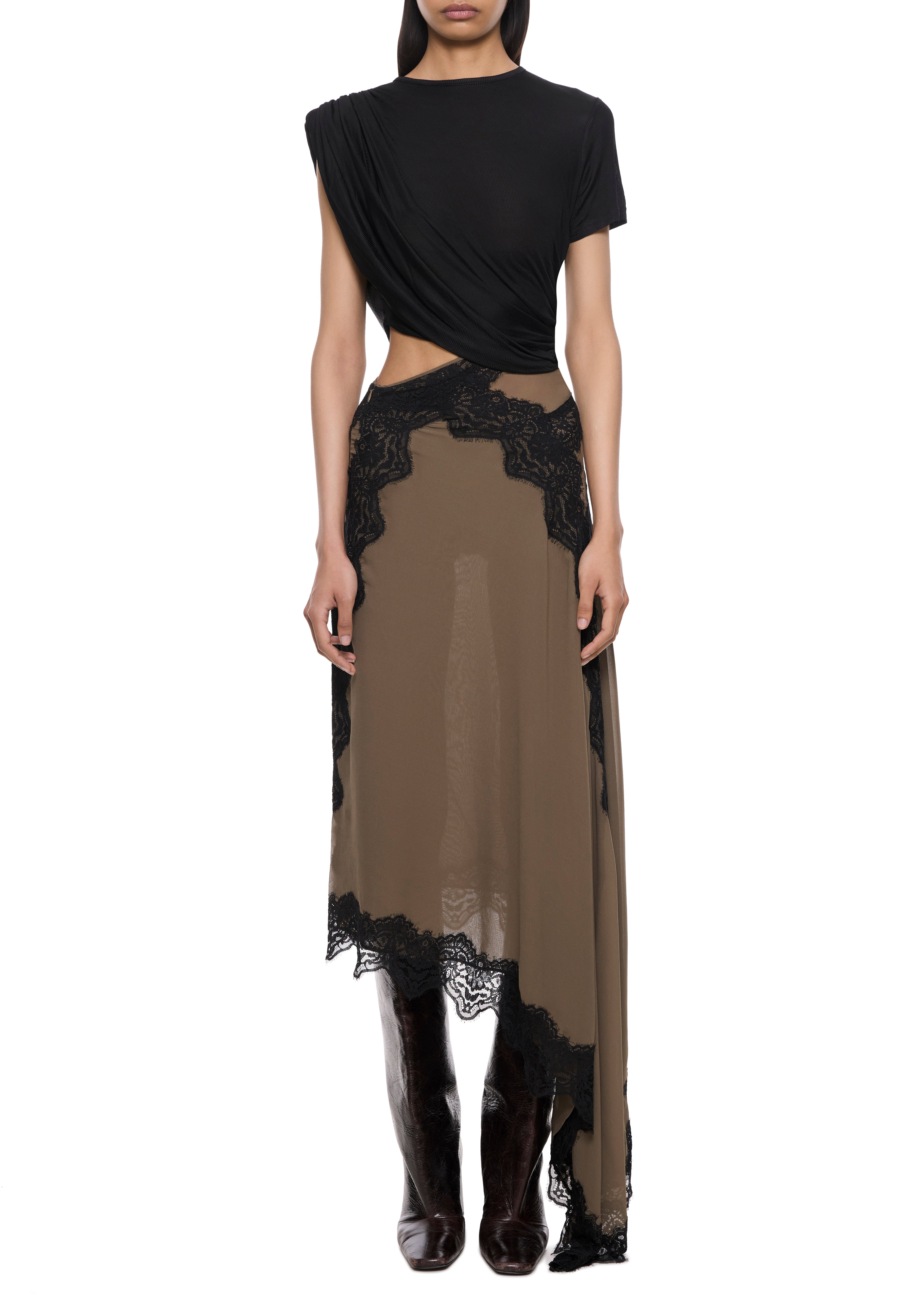 【関税込み】Christopher Esber ボディスーツ Christopher Esber Pierced Orbit Maxi Dress | White | FARFETCH
