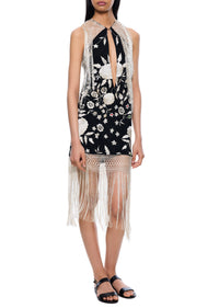 Demi Couture Piano Shawl Halter Fringed Mini Dress 7 - Annie's Ibiza