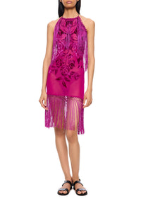 Hyacinth Demi Couture Piano Shawl Halter Mini Dress - Annie's Ibiza