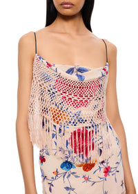 Rosalie Demi Couture Piano Shawl Halter Mini Dress - Annie's Ibiza