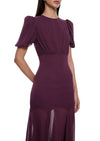 Agua Maroon Maxi Dress