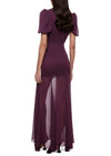 Agua Maroon Maxi Dress