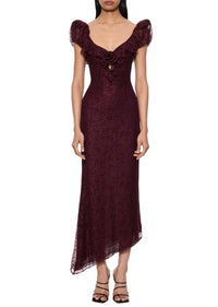Eden Midi Dress in Earth Lace - Annie's Ibiza