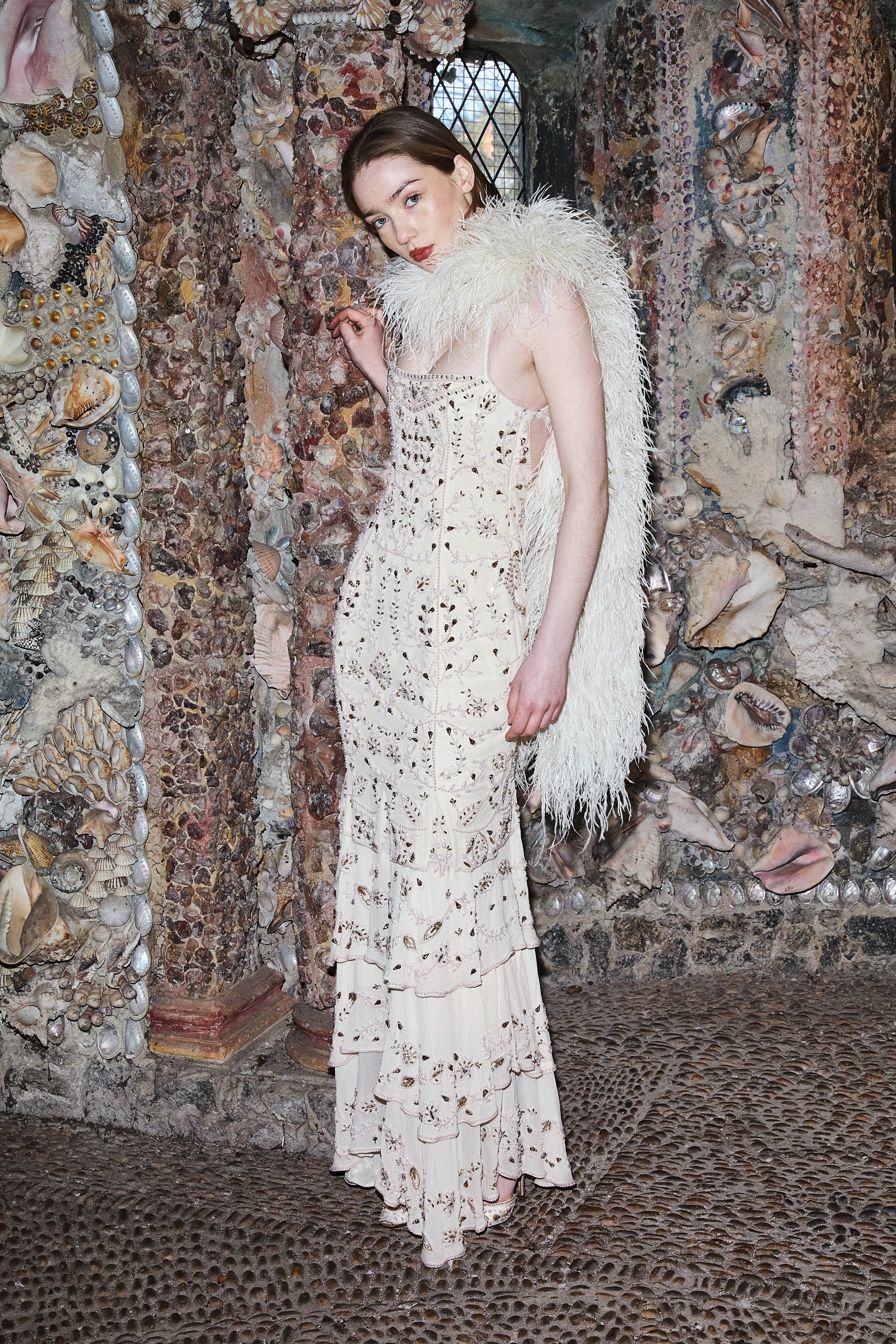 Babushka Gown - Pearl - Annie's Ibiza