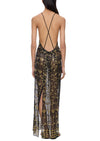 1920s Gold Egyptian Dress