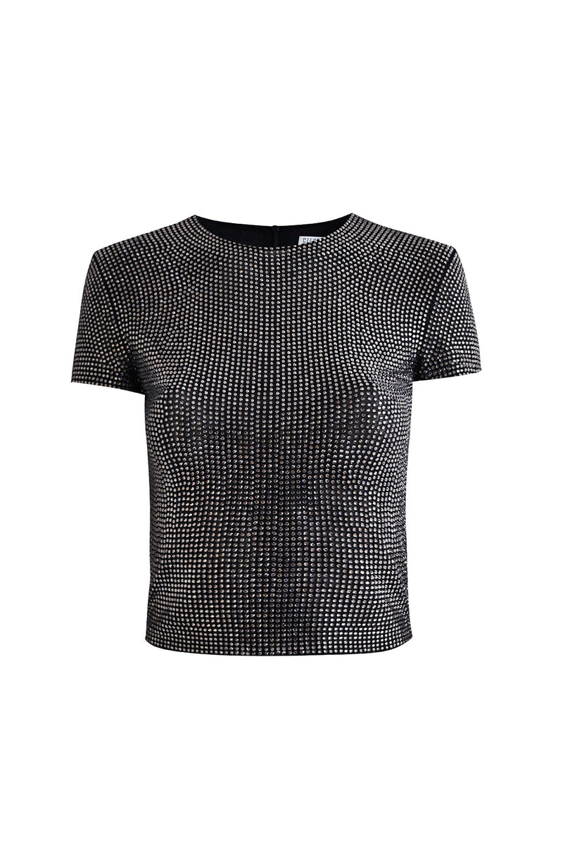 Grey Sparkle Top