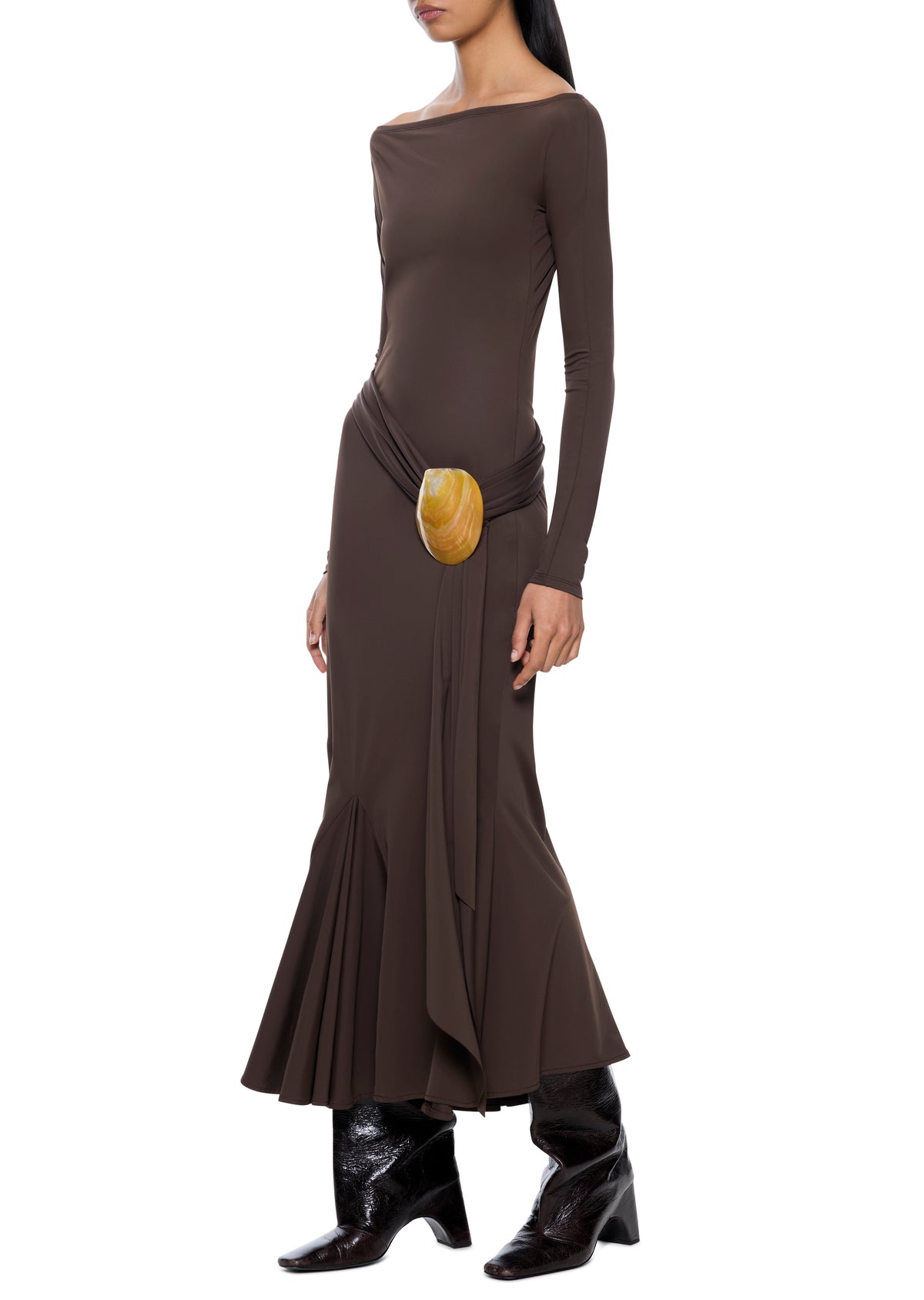 Shell Belt Dress