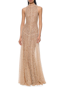 Foehn Maxi Dress in Shell Lace