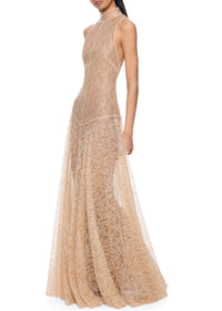 Foehn Maxi Dress in Shell Lace